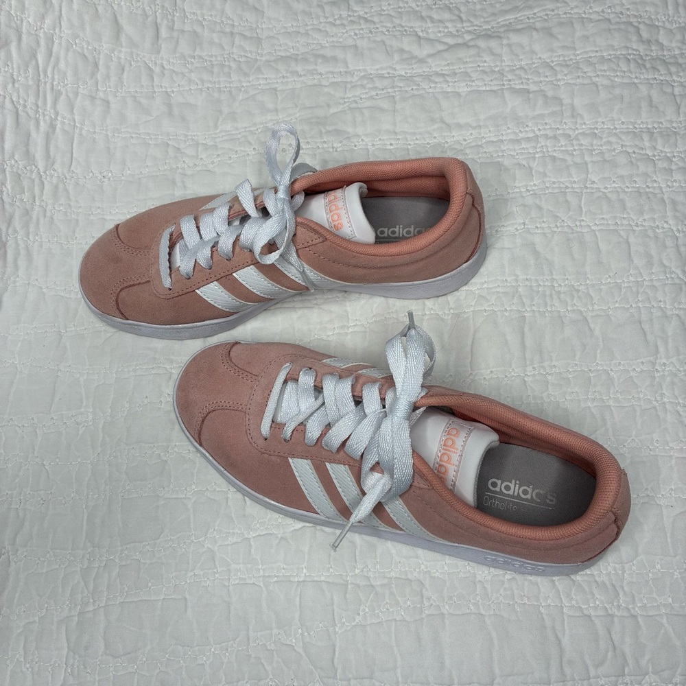 Adidas Court 2.0 shoes, sneakers, Wmns 7 1/2 dust pink, casual sporty versatile
